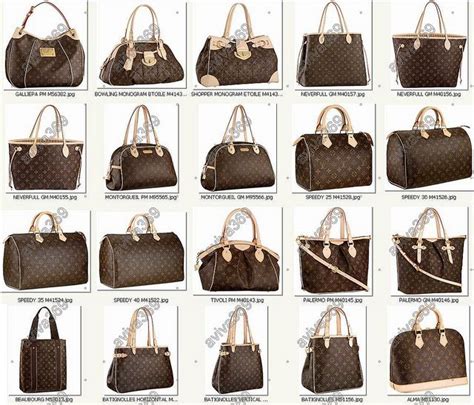 louis vuitton handbag names.